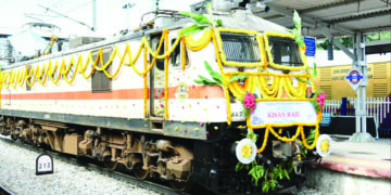 First Kisan Rail from South India chugs off with fruits from AP to Delhi