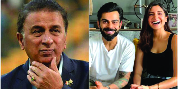 Gavaskar creates controversy with comment on Kohli and Anushka