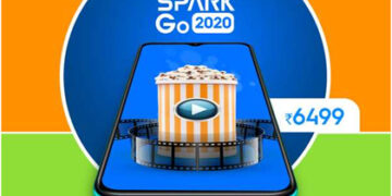 TECNO launches SPARK Go 2020 with 5000 mAh battery, 6.52-inch display,  13 MP AI dual rear camera.