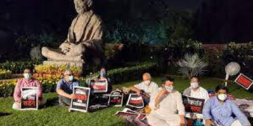 With pillows, mosquito repellents, ambulance on standby, 8 suspended MPs ready to sit-in all night