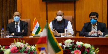 Defence Minister Rajnath Singh discusses bilateral ties, regional security with Iranian counterpart