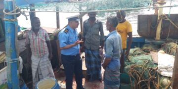 ICG Rescues Four Mandapam Fishermen