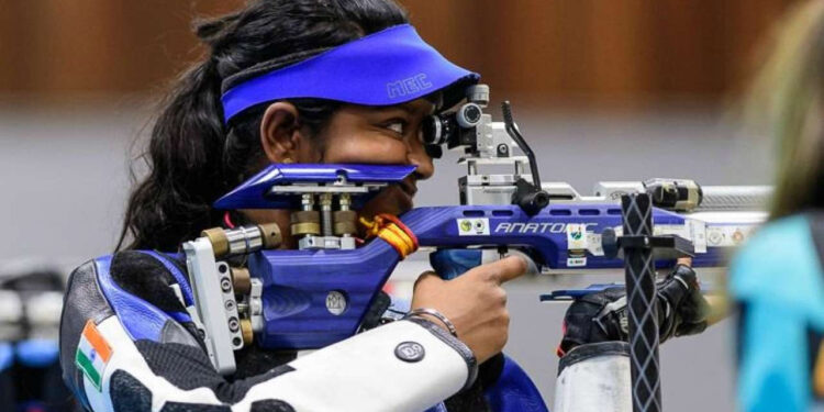 Elavenil wins gold, Shahu Mane silver in Sheikh Russel International Air Rifle Championship
