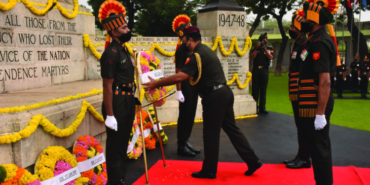 Headquarters Dakshin Bharat Area celebrates 74th Infantry Day