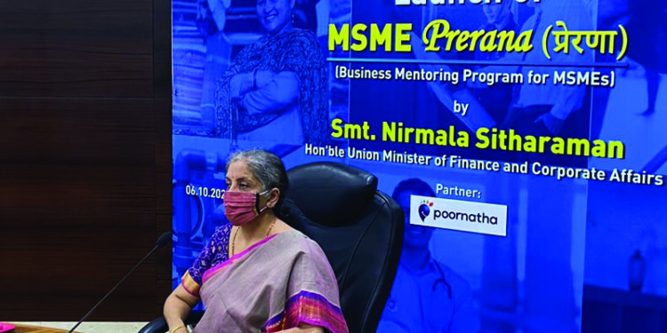 Finance Minister launches Indian Bank’s business mentoring programme for MSMEs