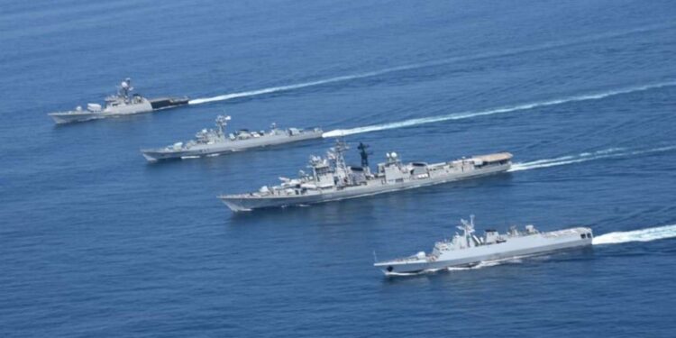 Indian and Bangladeshi Navies stage second edition of “Bongosagar” military exercise