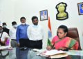 Girl students don the role of District Collector to RIs in AP on Intl. Day Of Girl Child