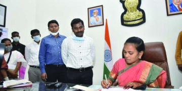 Girl students don the role of District Collector to RIs in AP on Intl. Day Of Girl Child