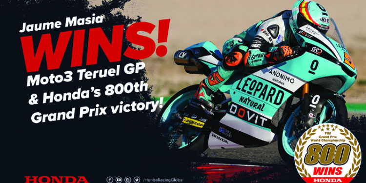 Honda Achieves 800th FIM World Championship Grand Prix Victory