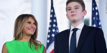 Trump’s son Barron tested positive for COVID-19, reveals Melania