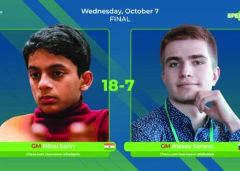 India’s Nihal Sarin wins Junior Speed Chess Championship
