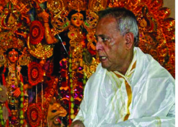Century-old Durga Pooja at Pranab Mukherjee’s ancestral house