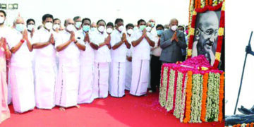 Tributes paid to Gandhiji in TN, Puducherry; Kamaraj remembered