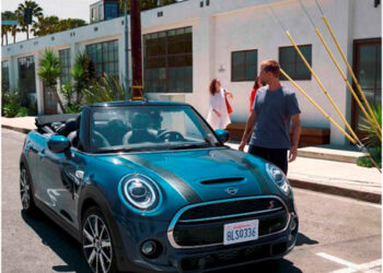 German luxury carmaker BMW drives in Mini Convertible Sidewalk Edition in India