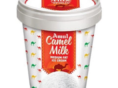 For health-conscious people, Amul comes out with camel milk powder and camel milk icecream