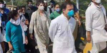 Cong leaders led by Rahul, Priyanka head to Hathras again to meet victim’s family