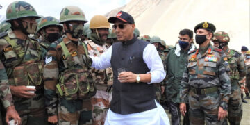 Rajnath performs ‘Shastra Puja’ at key military base in Darjeeling district of WB