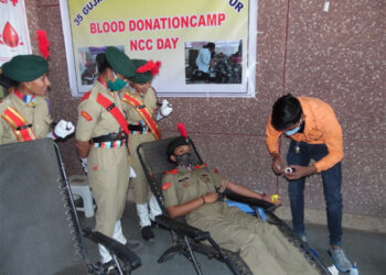 NCC Gujarat Directorate holds parades and blood donation camps to mark 72nd Raising Day