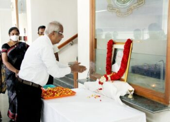 TNAU pays tribute to TN Agriculture Minister