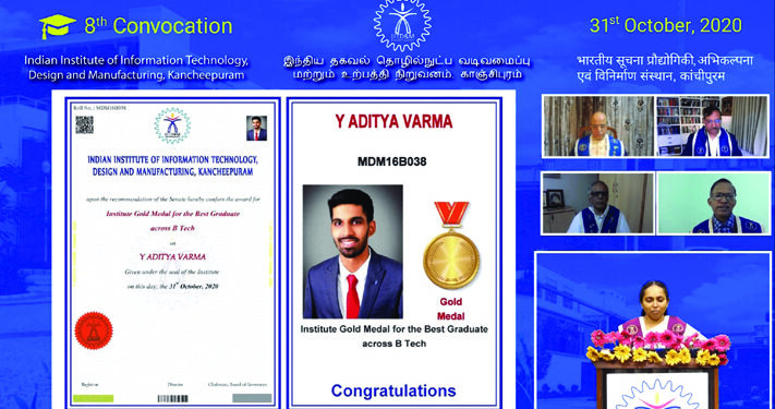 306 Students Graduate during Eighth Convocation of IIITDM Kancheepuram