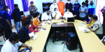 Puducherry government gears up for cyclone “Nivar”; CM visits coastal areas