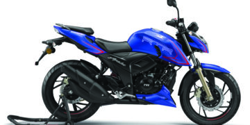 TVS Motor launches the new TVS Apache RTR 200 4V with first-in-segment features