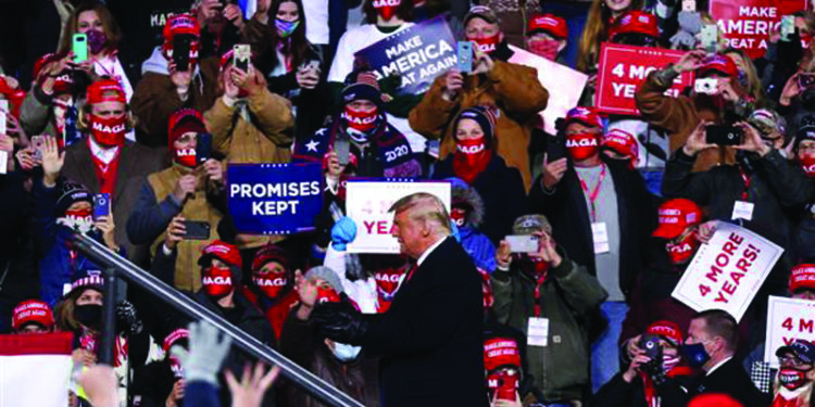 18 Trump rallies estimated to have led to over 30,000 COVID-19 cases, 700 deaths: Stanford study