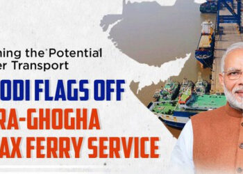 PM inaugurates Hazira-Ghogha Ro-Pax ferry service in Gujarat