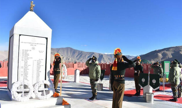 Nation remembers heroes of Rezang La on 58th anniversary of the epic battle