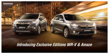 Honda Cars unveils special edition trims of Amaze and WR-V models to accelerate festive sales