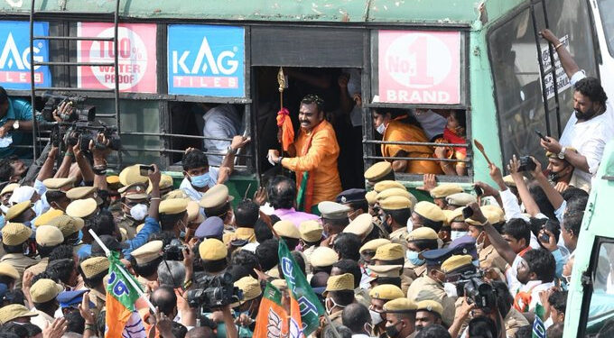 TN BJP’s ‘Vel yatra’ aims at strengthening vote bank in poll-bound state