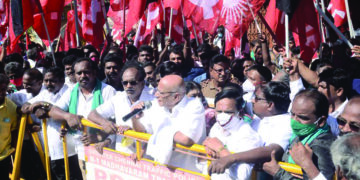 Bharat Bandh: DMK-led Opposition hits the streets in TN, Puducherry