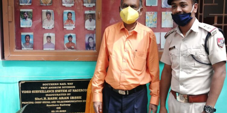 Nagercoil Jn & Kanniyakumari station get CCTV Surveillance System