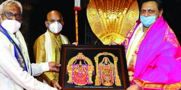 CJI Bobde walks through sacred “Vaikunta passage” at Lord Venkateswara temple