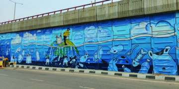 KONE Elevator India Reiterates Message of Environmental Conservation through wall graffitis