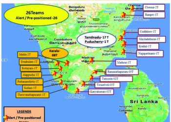 Heavy rains lash TN, Puducherry as cyclonic storm Burevi nears
