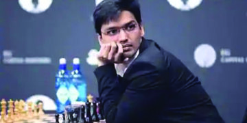 Indian GM Harikrishna holds Carlsen at Champions Tour Airthings Masters Chess Championship