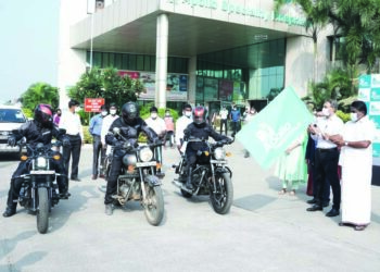 Two neurologists undertake 2000 km bike rally to create awareness on ‘stroke’
