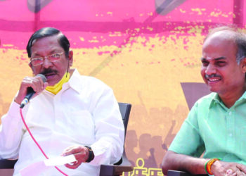 DMK carrying door-to-door campaign against AIADMK, says R.S. Bharathi