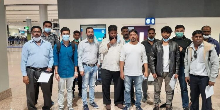 Released by Houthis in Yemen, 14 Indian seamen fly back home from Dubai