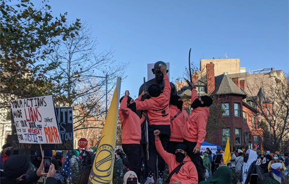 Khalistan supporters vandalise Mahatma Gandhi’s statue outside Indian embassy in US