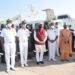 Gujarat CM inaugurates Indian Coast Guard married accommodation at Okha