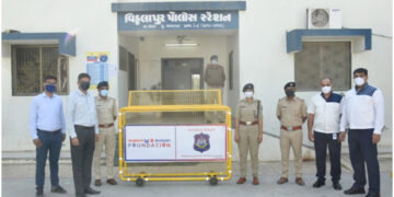 CSR: Maruti Suzuki Foundation donates 50 barricades to Ahmedabad District Police