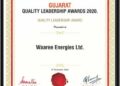 Waaree bags World Federation of Marketing Professionals’ Gujarat Quality Leadership Award