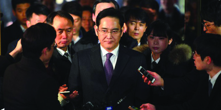 South Korean court gives Samsung scion prison term over bribery