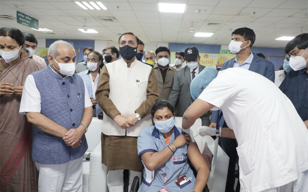 Vaccination drive total success in Gujarat, says CM Rupani