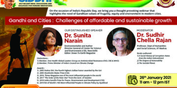Dr. Sunita Narain, Padma Shri Awardee to speak on ‘Gandhi and Cities’ in IIT-M Webinar on Republic Day