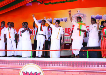 Puducherry polls: Lotus will bloom in Puducherry to deliver good governance, Cong govt ‘hands’ are ‘tainted’, says BJP chief