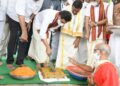 Andhra Pradesh: Jagan lays foundation for rebuilding 9 temples; TDP dubs it as diversionary tactic