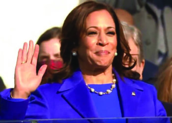 Indian-origin Kamala Harris sworn in as America’s first woman Vice President